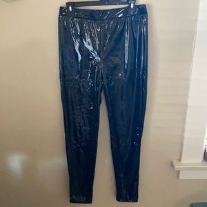 SHEIN leather pants